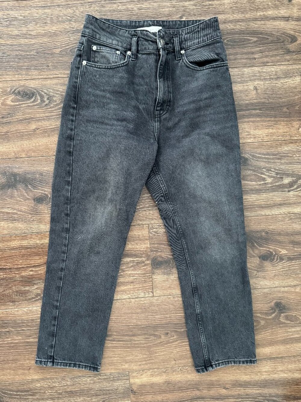 Topshop Washed Black Jeans Size 28